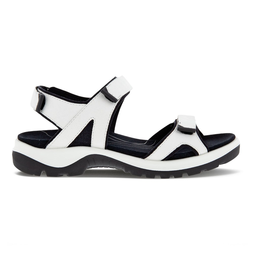 Womens Sandals - ECCO Offroad 2.0 3S - White/Black - 2408VUSGJ